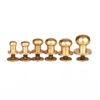 DRELD 10Pcs Screw In Button Studs Round Head Rivet Stud Snap Clasps Buckle Fastener Sewing Garment Leather Craft 5/6/7/8/9/10mm ► Photo 1/6