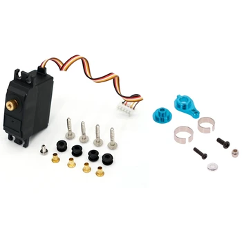 

For WLtoys 12428 12423 25G Electric Servo Motor Metal Steering Gear Servo RC Car Truck Vehicle Parts Accessory & 25T RC Car Stee