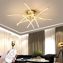 

Led Ceiling Light Modern Living Room Pendant Lamp Dimmable Study Room Decorative Lamps White with Remote Control Indoor Lighting