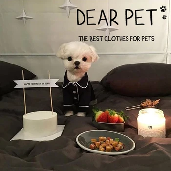 

Luxury Clothes For Dog Fashion Dog Pajamas Pet Clothes For Small Medium Dogs Clothing Coat Yorkies Chihuahua Bulldogs Jacket