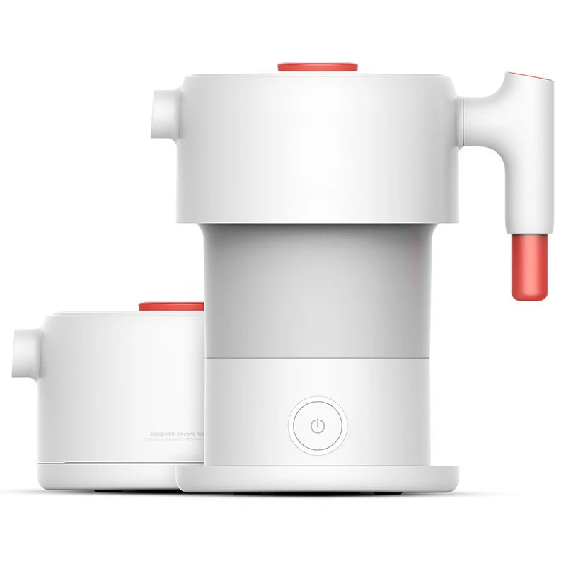 

0.6l Folding Portable Water Kettle Handheld Electric Water Flask Pot Auto Power-off Protection Wired Kettle
