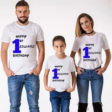 Семейные комплекты; футболки «Мама и я»; одежда на первый день рождения ребенка Подарочная футболка; Одежда для мальчиков; рубашка; одинаковые комплекты
