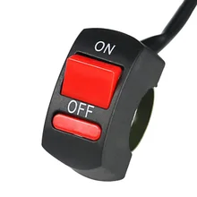 Крепление на руль мотоцикла кнопка включения-выключения переключатель двойной вспышки опасная лампа переключатель контроллера переключатель фары