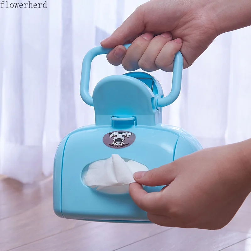 Plastic Pet Candy Color Toilet Dog Clip Walk Artifact Supplies Cat Litter Box | Дом и сад