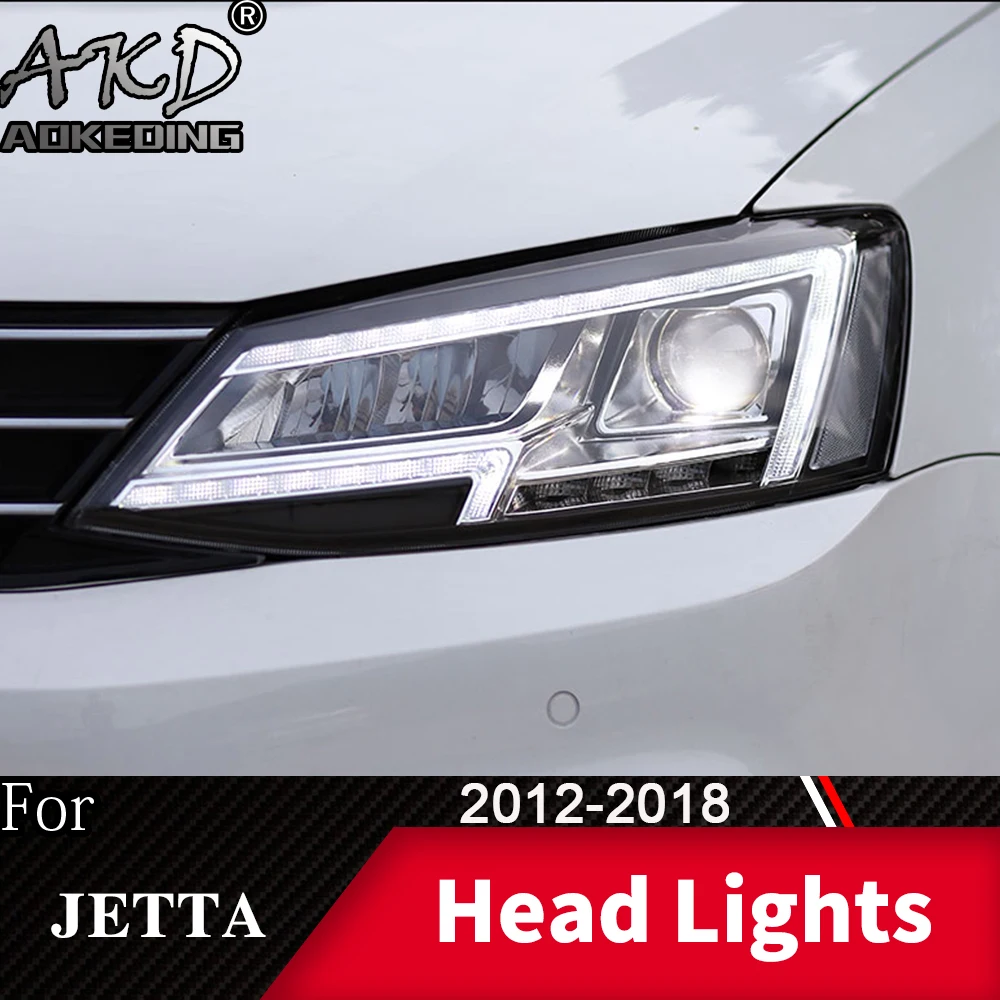 Head Lamp For Car VW Jetta Mk6 2011 2018 Jetta Headlights Fog Lights