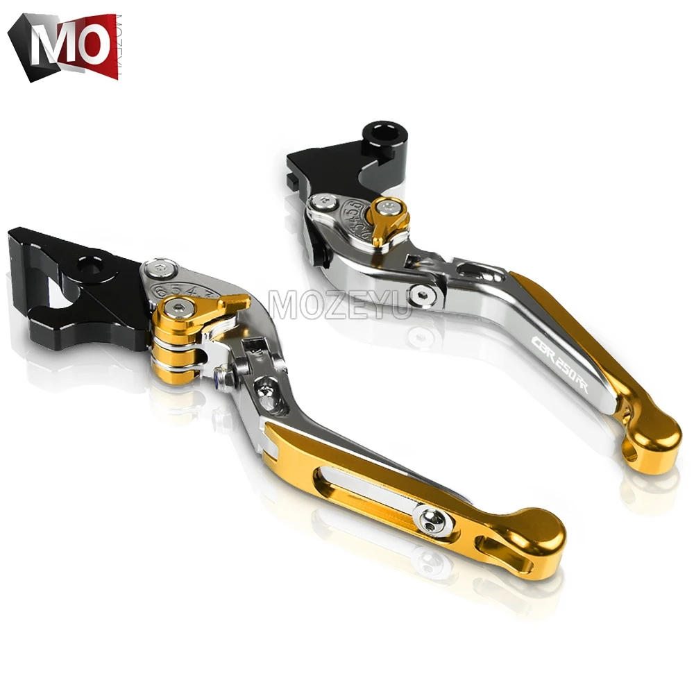 Мотоцикл CBR250RR рычаги тормозного сцепления для Honda CBR 250 RR CBR250 RR- регулируемые складные рычаги тормозного сцепления