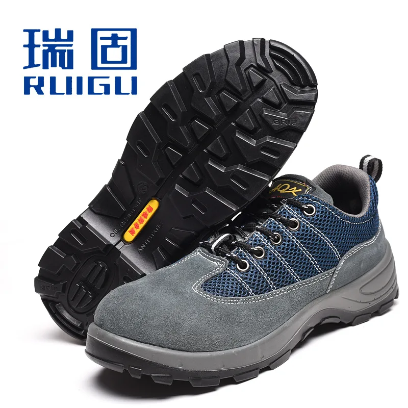 

Currently Available Supply Summer Breathable Safety Shoes Safe Protective Shoes Anti-smashing And Anti-penetration Anti-slip Man