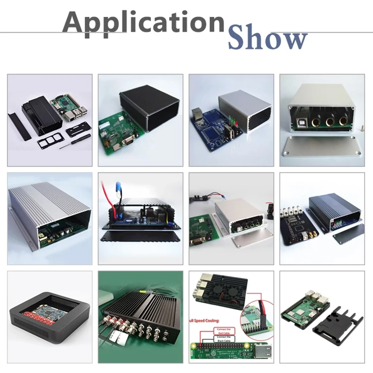 YGS-005 88*38*110（W*H*L) PCB Instrument Electronic CaseExtruded Aluminum Enclosure Project Box