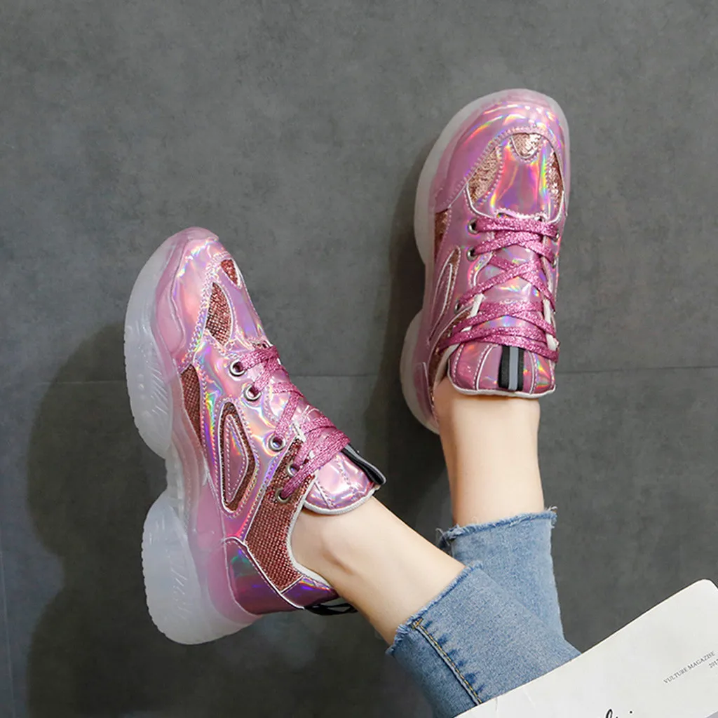 

shoes woman sneakers Wild Sneakers sapatilhas mulher Outdoor Sports Shoes Lace-Up Runing Breathable chunky sneakers ladies shoes