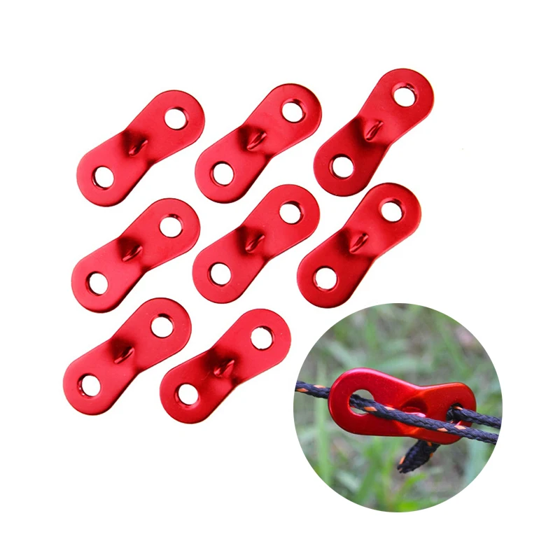 

20PCS AluminumTent Rope Tensioner Cord Adjuster for Tent Canopy Tabernacle Hiking Backpacking Outdoor Activity Camping Accessori