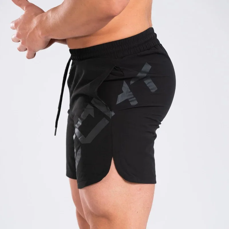 

Crazy Muscle Running Pants Men's Fitness Sports Training Outdoor Casual Breathable Quick-Dry Shorts Slim Fit Shorts