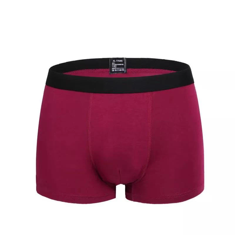 6Pcs/Lot Men's Bamboo Fiber Boxers Breathable Comfortable Underpants Elastic Solid Boxers Shorts Male Colorful Underwear