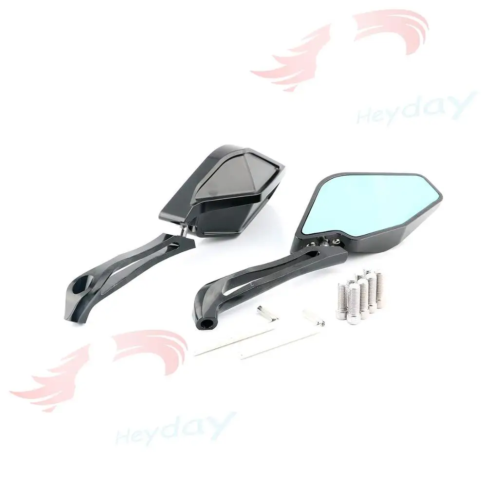 For Ducati Monster 696 796 795 821 1100 1200 Evo DIAVEL CNC Aluminum Motorcycle Rearview Mirrors Glass Rear View Side Mirror