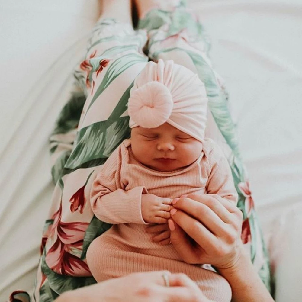 2 шт., Пеленальное Одеяло-кокон для новорожденных мальчиков, пеленка для сна, комплект из муслиновой шапки