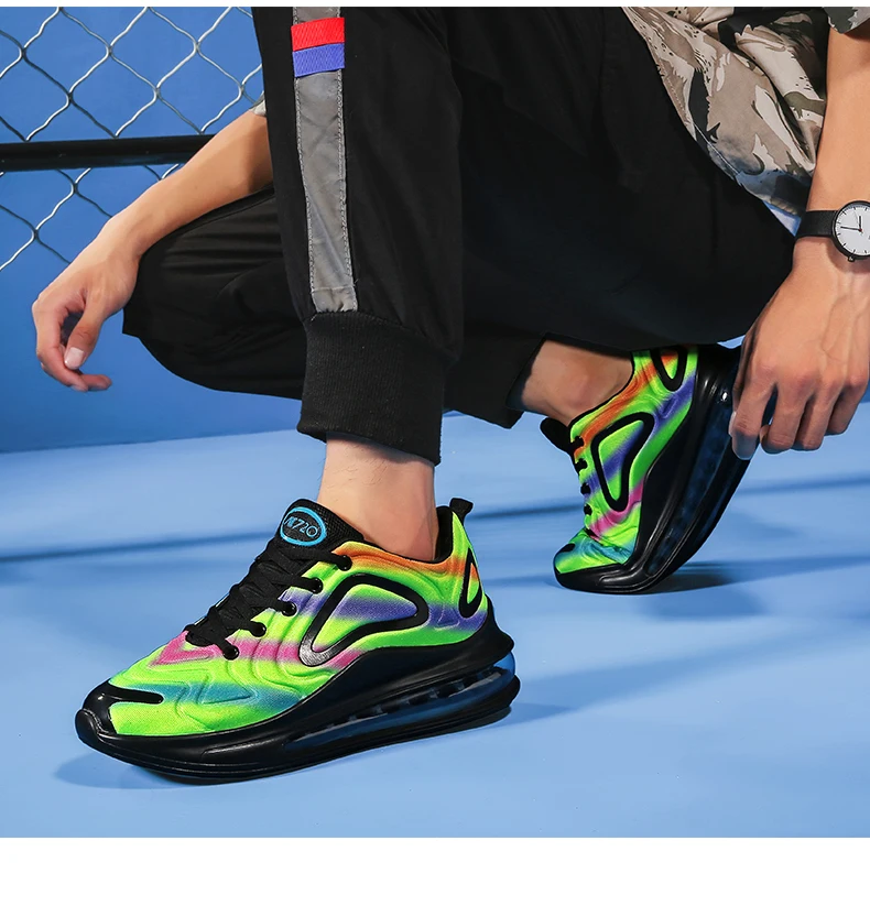 720 кроссовки для бега на воздушной подушке с разноцветными глазами; мужские кроссовки; мужские теннисные туфли; masculino scarpe uomo zapatillas hombre chaussure homme