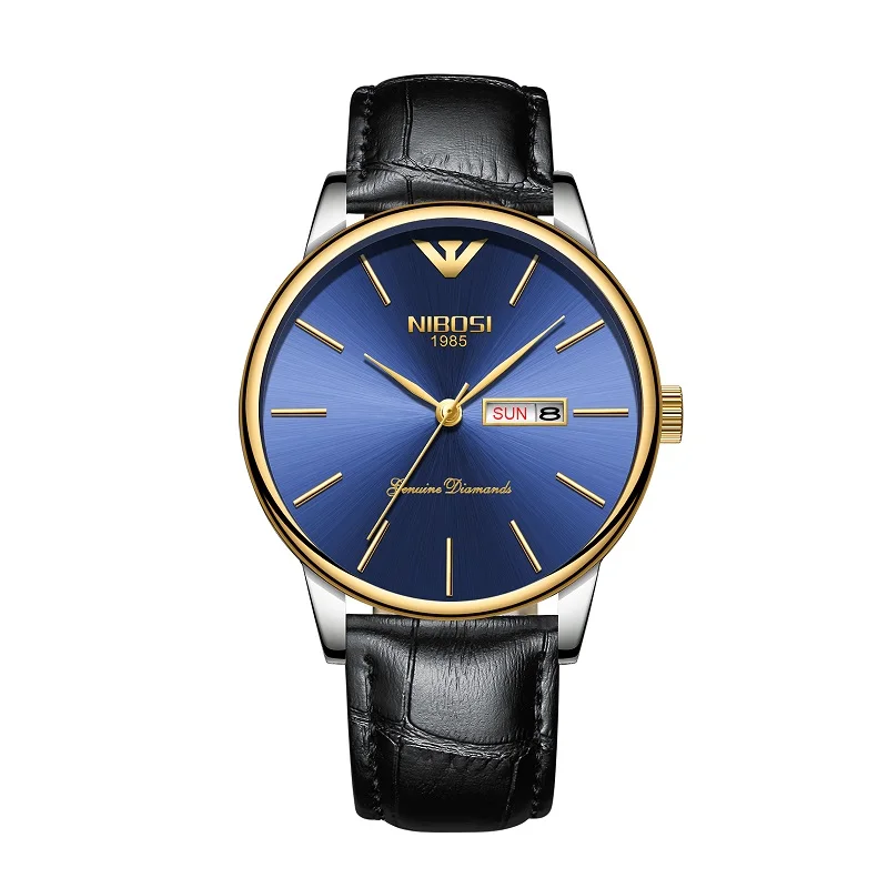 NIBOSI Quartz Clock Sports Men Watch Top Brand Luxury Famous Dress Fashion Watch Male Unisex Ultra Thin Wrist watch Para Hombre 
