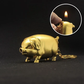 

Buy Funny Gas Lighter With Keychain Cigarettes Smoking Accessories Herb Smoking Pipe Mini Lighters Metal Lighters