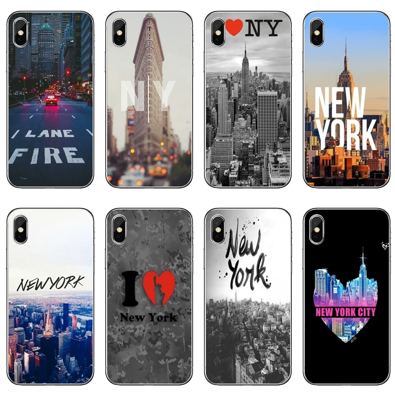 Силиконовый чехол I Heart NY City для телефона Samsung Galaxy M30 J8 J7 J5 Pro J6 J4 Prime A6 A8 A9 Plus J3 2018 2017 |