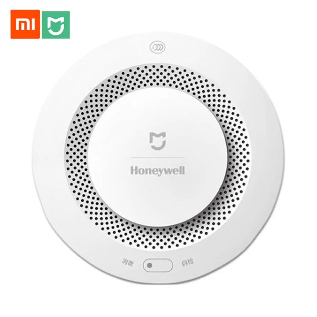 

Original Xiaomi Mijia Honeywell Fire Alarm Detector Remote Control Audible Visual Alarm Notication Work with Mi Home APP