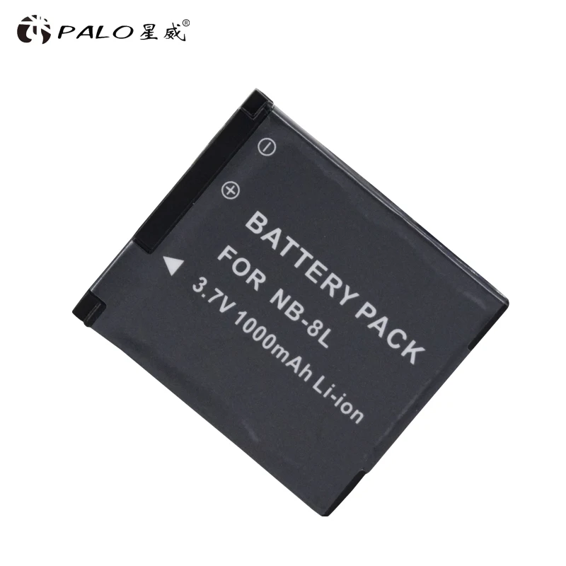 PALO 2 шт. Новый NB 8L в цифровых батареях аккумулятор камеры + зарядное устройство для