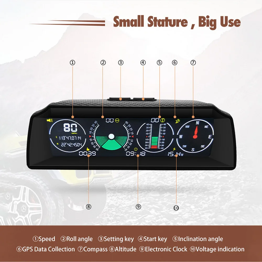 Vjoycar 2023 ֽ HUD , ӵ  , OBD2 , RPM , 2  1 GPS  ӵ ħ ð