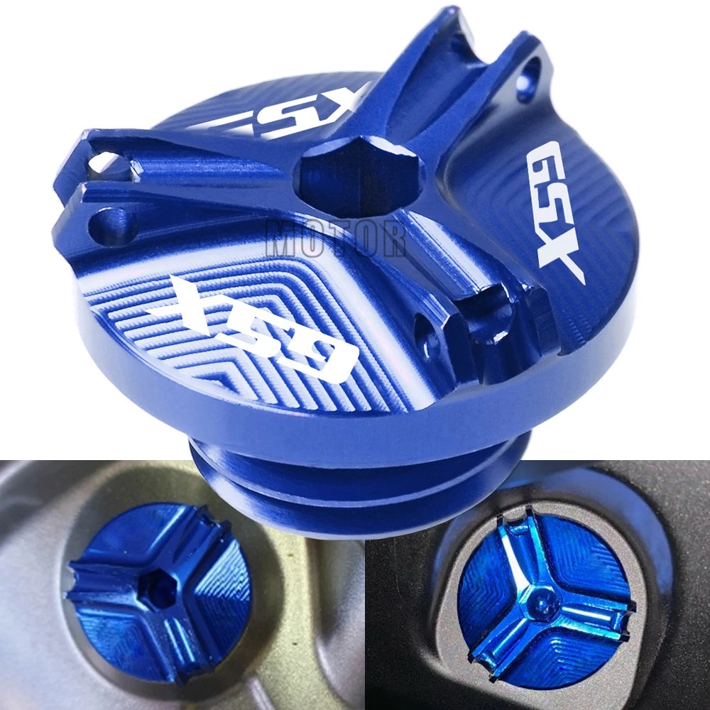 

For Suzuki GSX1400/GSX1300BK/GSX1250 F/SA/ABS Motorcycle CNC Engine Oil Fill Cup Cover Oil Filler Cap Plug GSX 1400/1300 BK/1250