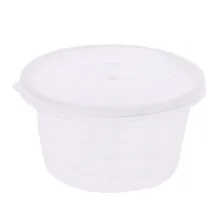 Прямая поставка 10 шт кухонные одноразовые пластиковые чашки для соуса горшок Chutney контейнер с крышкой для хранения слизи чехол 100 мл