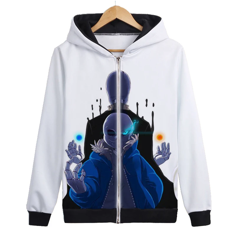 Игра Undertale Аниме Косплей Костюм с капюшоном для мужчин и женщин на каждый день карнавал Хэллоуин одежда с длинными рукавами - Цвет: as the picture