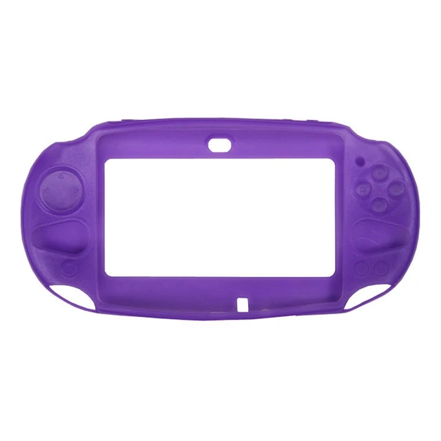 Purple Protective Silicone Soft Case Cover Pouch Skin For Sony Ps 