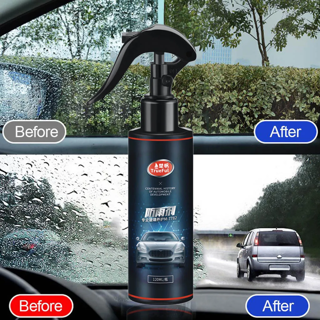 

1 X Car Liquid Ceramic Coat Automotive Glass Coating Agent Rainproof Agent Glass Rain Mark Oil Film Remover #YL1