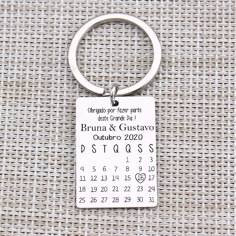 calendar keychain for girlfriend