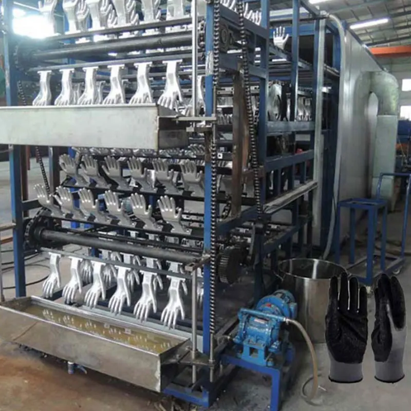 Knitted Cotton Gloves Making Machines Working Labor Protection Gloves