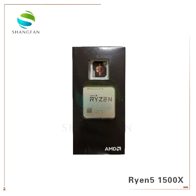 Центральный процессор AMD Ryzen 5 1500X R5 1500X3,5 GHz четырехъядерный процессор 65W YD150XBBM4GAE Socket AM4