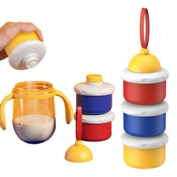Contenedores para alimentos, almacenamiento de leche de fórmula para almacenar alimentos, dispensador de leche en polvo, caja de aperitivos, contenedor de comida para bebés, caja de leche en polvo