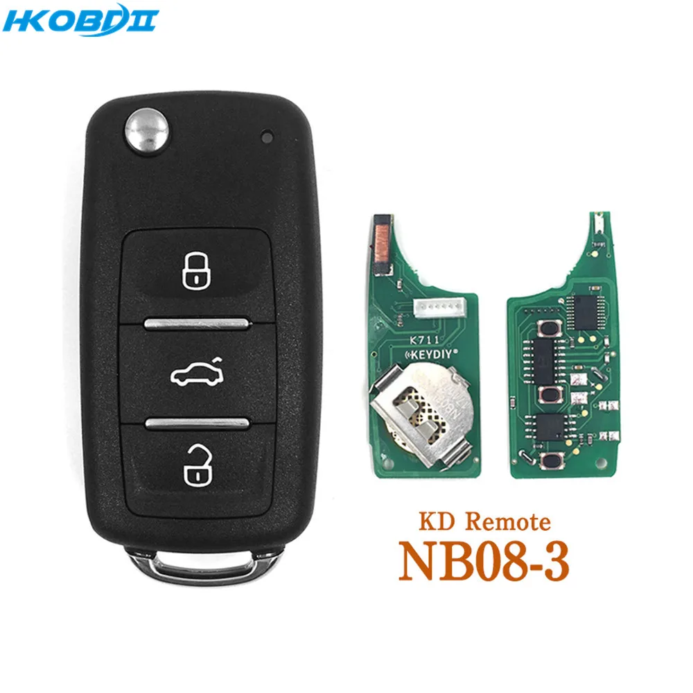 HKOBDII KEYDIY оригинальный KD NB08-3 многофункциональный с PCF для KD900/MINI KD/URG200 ключевой