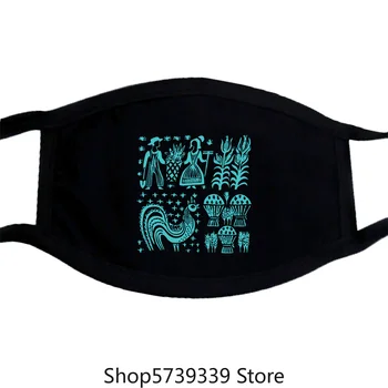 

Men Mask Vintage Pyrex Pattern Butterprint (Turquoise Blue) Mask Women Mask Washable Reusable Mask with