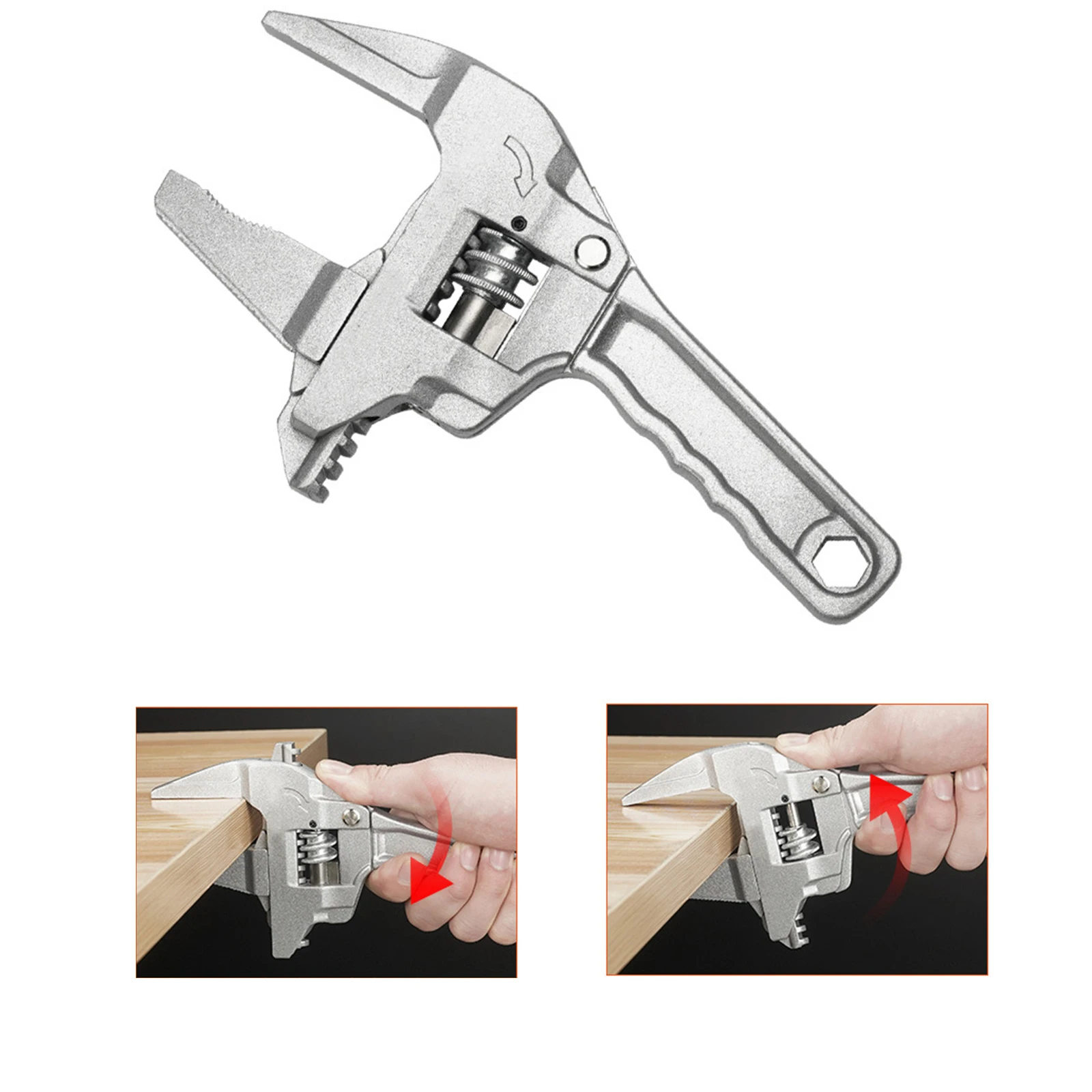 

Spanner Nut Wrench Bathroom Wrench Sewer Faucet Lever Sanitary Tools Short Sewer Faucet Sanitary Wrench Tool Spanner Key