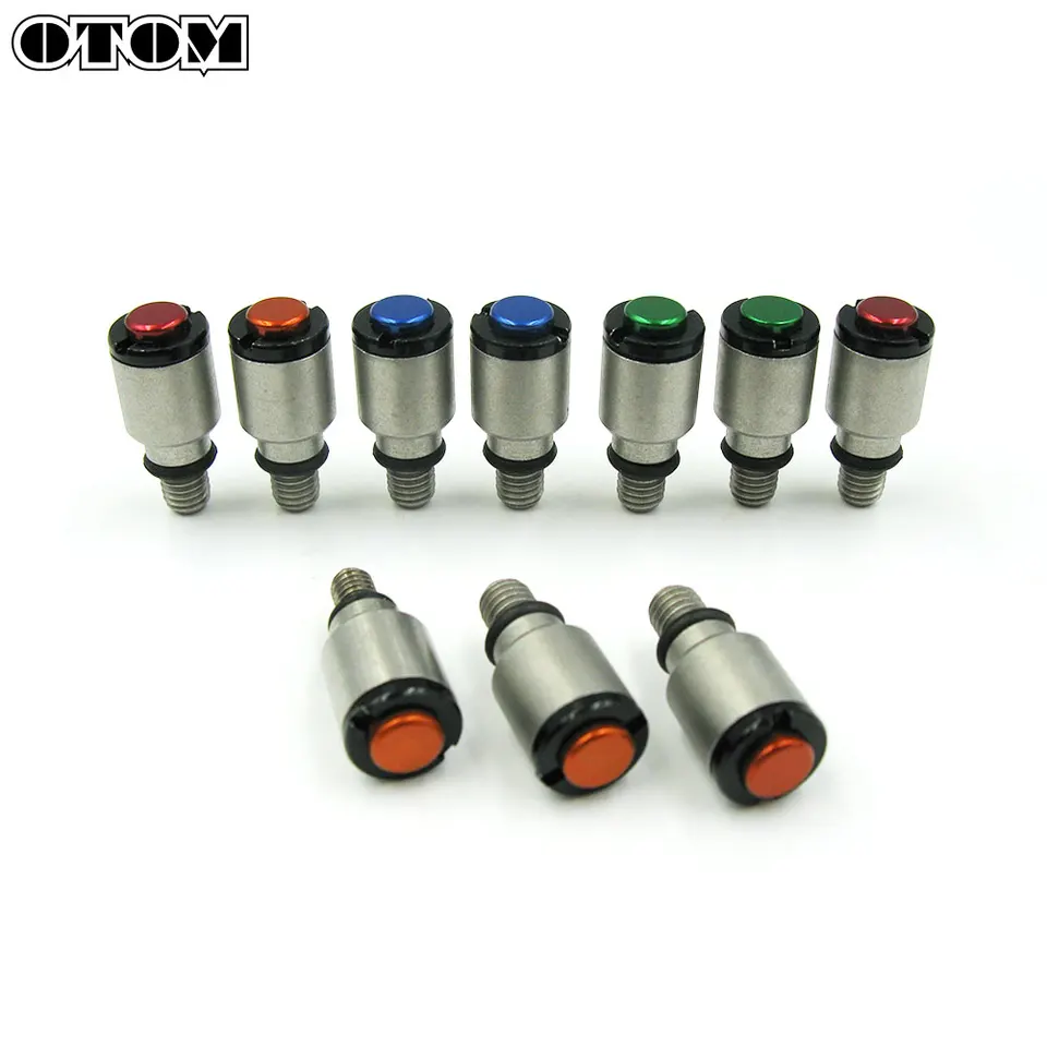 thumbnail image 2 of Koolsoo 4x2x Motocross Fork Air Bleeder Valve M5 0.8mm For CR125 Crf450x Black 2 of 14