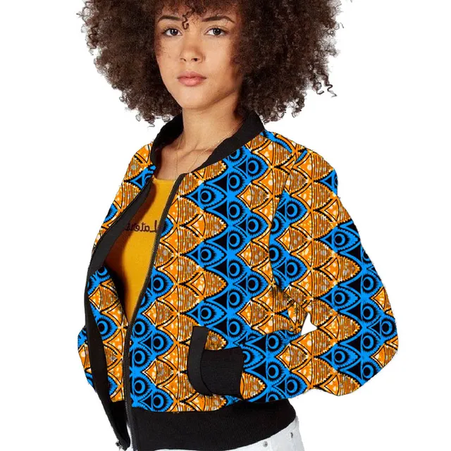 Fego African Baseball Jacket  Print Coat - Image 6