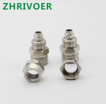 

trachea Quick screw connector copper pneumatic components Fast twist joint PC4 6 8 10 12mm Pipe Tube to M5 M6 1/8 1/4 3/8 1/2