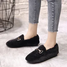 Г. Обувь в горошек Женская осенне-зимняя одежда обувь на плоской нескользящей подошве, бархатная обувь Zapatos de mujer, обувь на плоской подошве Z11-29