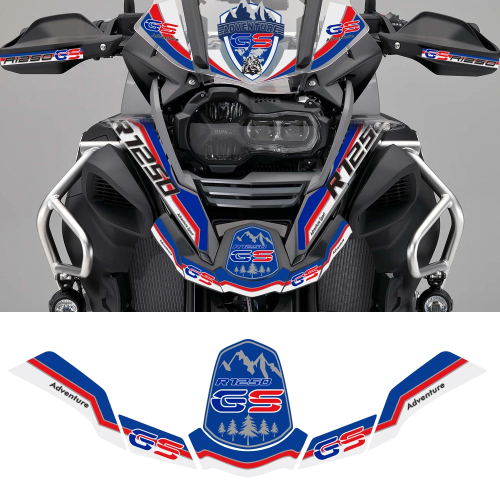 Protection For BMW R1250GS Stickers Tank Pad Windshield Handguard R 1250 GS Adventure Aluminium Cases HP GSA