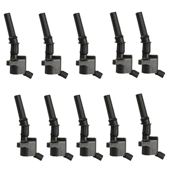 

10PCS Ignition Coils Pack for Ford Super Duty 350 450 550 Econoline Excursion 6.8L V10 3W7Z-12029-AA 1L2Z-12029-AA