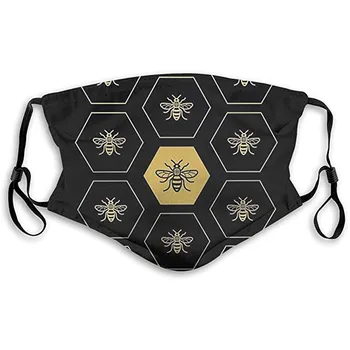 

1PC Windproof Foggy Haze Anti-Spitting Mask+ 5PCS Filter Mouth Mask Mouth Face Mask Mouth Mask Reuseable Washable Mouth Cover Cl