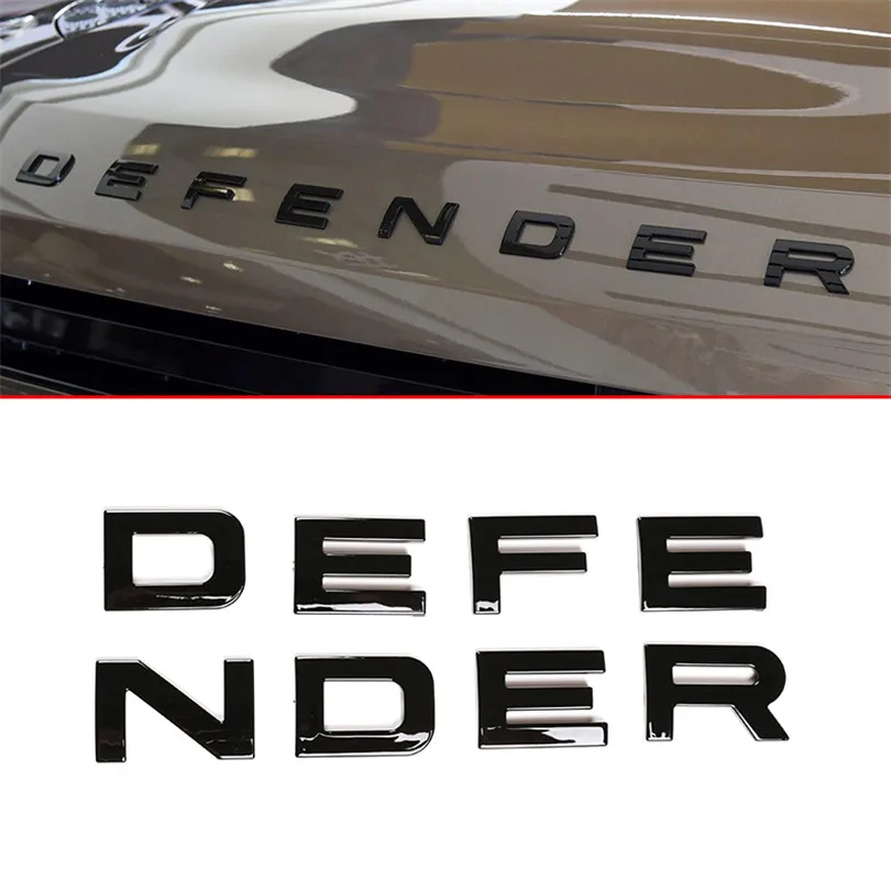 Adesivo Per Cofano Land Rover Defender 110 2020-2021 | Decorazione PVC 72x83 Cm | Bianco/Nero - Foto 8