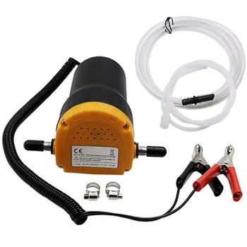 

Cool 12V 60W Oil Crude Oil Fluid Pumps Exchange Transfer Pump Suction Transfer Pump+Tubes For Car Auto Accessories Car Oil Pump