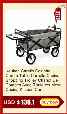 Тележка для покупок carito Cocina Carro Plegable Table De Courses Avec roulets Тележка для покупок Roulant Carrello Cucina Кухонная Тележка