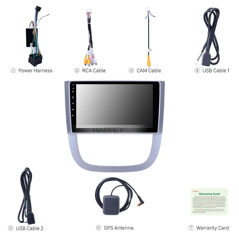 Discount Harfey Touchscreen 9 inch Android 8.1 2din Radio for 2005-2012 Buick FirstLand GL8 Bluetooth Car GPS support Carplay Rearcamera 3