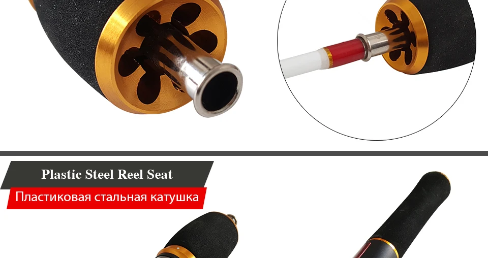 K8356 Mini Ice Fishing Rod Raft Rod Portable Winter Fishing Ice Rods Ultralight EVA Handle Fiberglass Fishing Tackle 55cm 75cm_07
