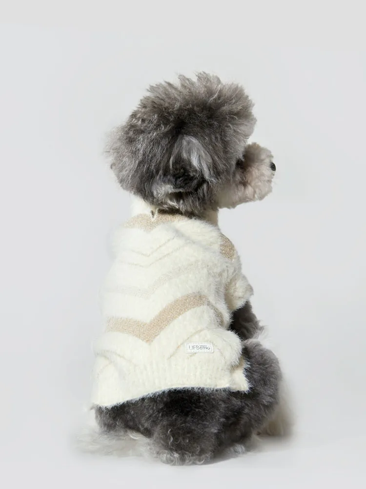 UFBemo свитер для собак джемпер с котом зимняя теплая одежда Мягкий трикотажный